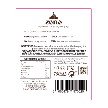 Zeno Alcohol Liberated Red