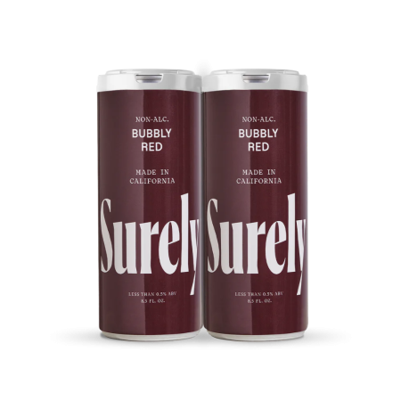 Surely Non-Alcoholic Bubbly Red Can (4-Pack)
