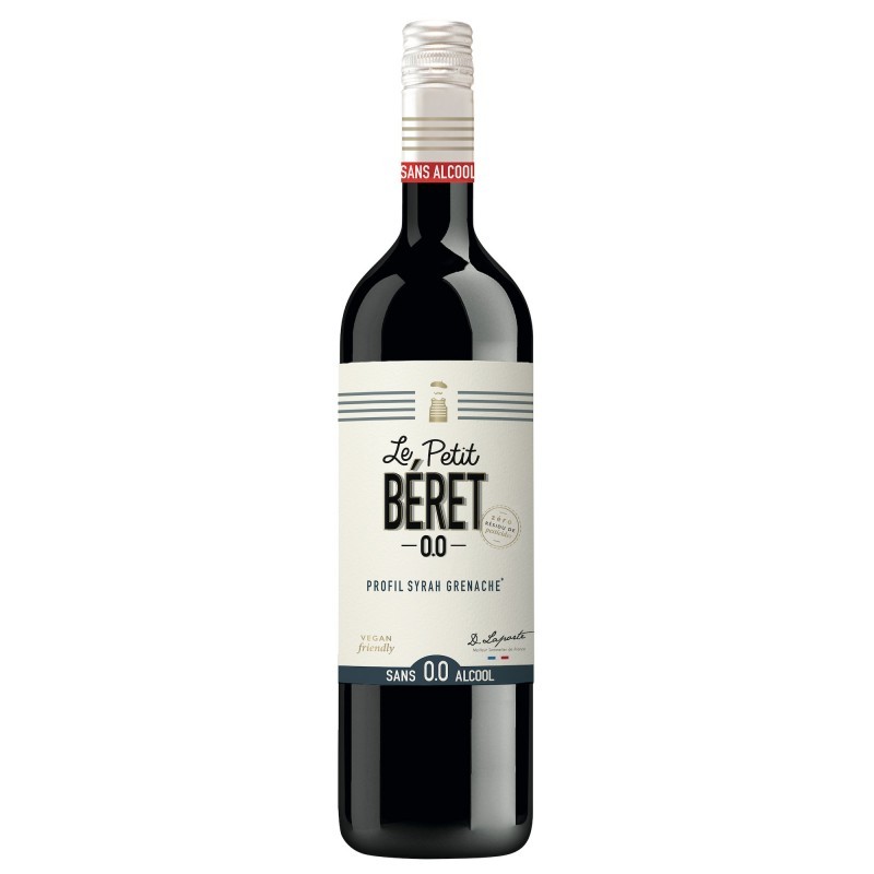 Rouge Syrah Grenache Sans Alcool by Le Petit Beret Rouge Syrah Grenache Sans Alcool by Le Petit Beret