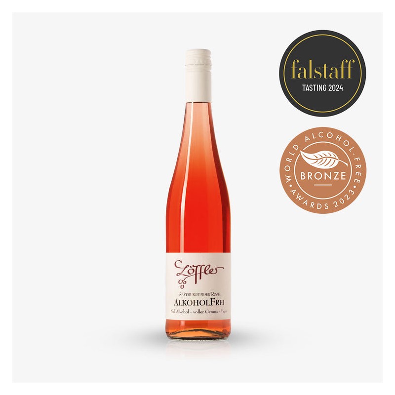 Null Alkohol Rosé: Pinot Noir Rosé by Löffler Null Alkohol Rosé: Pinot Noir Rosé by Löffler