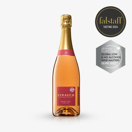 Rosé Pur Bio: Alcohol-Free Rosé-Schaumwein Aus Der Strauch Sektmanufaktur by Strauch Sekt Manufaktur