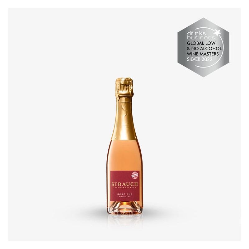 Rosé Pur Bio Mini โดย Strauch Sekt Manufaktur Rosé Pur Bio Mini โดย Strauch Sekt Manufaktur