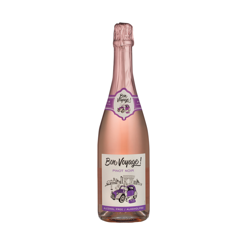 Bon Voyage - Pinot Noir Rosé Schaumwein by Weinkellerei Hechtsheim Bon Voyage - Pinot Noir Rosé Schaumwein by Weinkellerei Hechtsheim